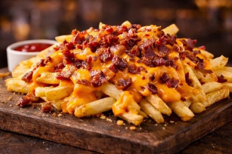 Batata Cheddar e Bacon